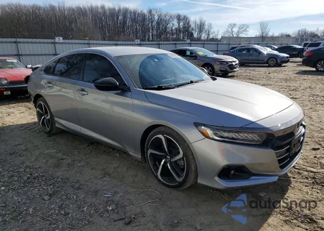 2021 Honda Accord Sport z USA, uszkodzony, nr VIN 1HGCV1F33MA023862